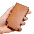 New hot selling minimalist men's wallet FRID multifunctional leather ultra-thin short credit card clip coin purse