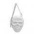 Cross border Halloween Skeleton Bag for Women 2024 New European and American Fashion Personality Funny Single Shoulder Chain Small Round Bag