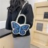 BGAS Fashion Bag 2024 Forest Soft Girl Fashion Personalized Design Ins Handheld Crossbody Small Square Bag PU