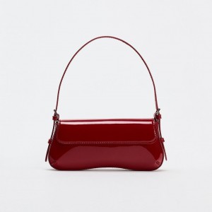 Cross border ZR Home Red Stick Underarm Bag 2024 Autumn New Product Fashionable Simple Commuter Flip Retro Shoulder Bag