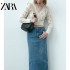 ZR Home Women's Bag Saddle Bag Shoulder Bag Foreign Trade Explosive Bag 2024 New Wide Shoulder Strap Diagonal Underarm Cross border Wholesale