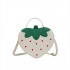 Personalized and creative small bag for women 2024 new style, fresh, artistic, fashionable, strawberry and western-style single shoulder crossbody small round bag