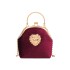 Woman bags women's bag 2024 new Chinese style retro texture hand-held chain crossbody dinner bag