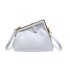 2024 New European and American Fashion Retro Texture Ins Internet Celebrity Women's Single Shoulder Cross Shoulder Triangle Small Square Bag PU