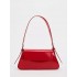 Z Women's Bag 2024 New Product Minimalist Shoulder Bag Solid Color Soft Versatile Underarm Bag Minimalist Stick Bag Trendy