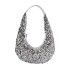 This year's popular bags 2024 European and American fashion sequins personality ins internet famous women's western-style single shoulder armpit bag pu