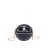 Mini Basketball Bag 2024 New Women's Bag Korean Edition Fashion Candy Color Western Style Chain Single Shoulder Small Round Bag PU