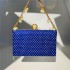 Hengmei Factory Wholesale New Mesh Diamond Chain Bag Women's Banquet Pearl Chain Handheld Bag Evening Bag