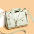 2024 New Korean Style Fashion Rivet Bags for Foreign Trade Personalized Clothes and Bags for Girls, Single Shoulder Cross Shoulder Small Square Bag for Women