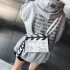 Woman bags fashion women's bag 2024 new fashion printed personalized blocking board ins trendy versatile crossbody bag