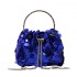 2024 New Handheld Glitter Banquet Bags for Women, Fashionable and Retro Texture Single Shoulder Crossbody Bucket Bag