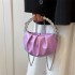 Cross border bag 2024 new forest sweet girl fashion rhinestone niche versatile crossbody chain dumpling bag trend