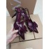 ZA2024 Autumn New Wine Red Bow Decoration High Heels Women's Pointed Hollow Back Mixed Strap Fine Heels Sandals