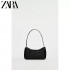 ZR Women's Bag 2024 Summer New Collection Simple and Versatile Silk Texture Handbag Retro Single Shoulder Underarm Bag