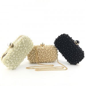 New Hengmei Factory Hot Selling Banquet Pearl Bag Shoulder Chain Women's Handbag Cross border