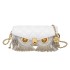 Tassel bag for women 2024 Korean version fashion diamond grid small fragrant style personality owl funny one shoulder chain small square bag