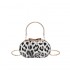 This year's popular bag 2024 new European and American fashion shoulder bag Instagram popular women's retro leopard print box bag