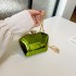 Fashion niche acrylic bag 2024 new European and American candy color glossy single shoulder chain women's box bag trend