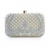 2323 Hengmei Handbag Embroidered Handmade Nail Bead Banquet Bag Women's Retro Pearl Banquet Evening Dress Bag Women's Bag