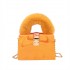 Autumn and winter bags 2024 trendy European and American candy colored bags, internet famous hairy hand-held stylish chain acrylic box bags