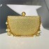 Hengmei Factory Wholesale New Mesh Diamond Chain Bag Women's Banquet Pearl Chain Handheld Bag Evening Bag