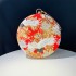 New Hengmei Handbag, Crane Printed Small Round Bag, Banquet Evening Dress Bag, Chinese Style Women's Chain, Cross border Live Streaming