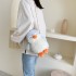 Cartoon wool lamb bag, forest style girl, cute little penguin doll, ins chain, stylish crossbody bag, trendy