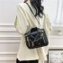 Personalized Rivet Leather Jacket Bag 2024 New Korean Edition Fashion Candy Color Western Women's Single Shoulder Small Square Bag PU