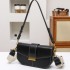 Z Home 2024 New Women's Bag Simple and Versatile Wide Shoulder Strap Cross Shoulder Bag Women's Premium Single Shoulder Organ Tofu Bag