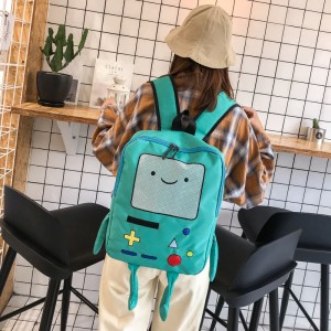 Adventure Funny Robot Backpack Fashionable Japanese Cute Adventure Soft Girl anime Student Bag