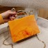 Acrylic box bag, new European and American 2024 bag, candy color, fresh and fresh girl's handbag, crossbody dinner bag