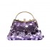 Sparkling small bag 2024 new European and American fashion candy color western-style Xiaohongshu same style women's chain dinner bag