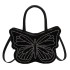 Bags Halloween bag women's new 2024 European and American fashion rivet shoulder bag personality butterfly funny crossbody bag