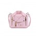 Personalized Rivet Leather Jacket Bag 2024 New Korean Edition Fashion Candy Color Western Women's Single Shoulder Small Square Bag PU