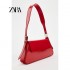 ZR Home Spring New Product Women's Bag New Year Red Flip Minimalist Shoulder Bag 6269310 600