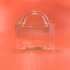 Hengmei's new acrylic women's party handbag with solid grain transparent acrylic dinner bag Acrylic bag