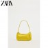 ZR Women's Bag 2024 Summer New Collection Simple and Versatile Silk Texture Handbag Retro Single Shoulder Underarm Bag