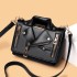 2024 New Korean Style Fashion Rivet Bags for Foreign Trade Personalized Clothes and Bags for Girls, Single Shoulder Cross Shoulder Small Square Bag for Women