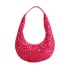 This year's popular bags 2024 European and American fashion sequins personality ins internet famous women's western-style single shoulder armpit bag pu