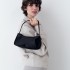 ZR Women's Bag 2024 Summer New Collection Simple and Versatile Silk Texture Handbag Retro Single Shoulder Underarm Bag