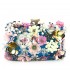 Hengmei Chaozhou direct sales manufacturer provides cross-border banquet bags for women, handmade colorful flower bead bags, and one piece dropshipping service