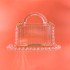 Hengmei's new acrylic women's party handbag with solid grain transparent acrylic dinner bag Acrylic bag