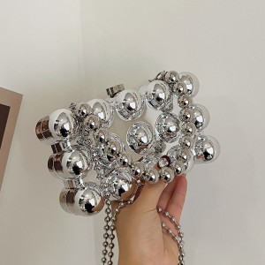 Acrylic Bag 2024 New European and American Single Shoulder Fashion Design Xiaohongshu Same Style Women's Chain Box Bag Trendy