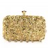 Chaozhou Hengmei Handbag Factory Direct Sales Handheld Banquet Bag Handmade Double sided Pearl Embroidery Bag Bright Film Bag Women's Evening Dress Bag