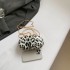 This year's popular bag 2024 new European and American fashion shoulder bag Instagram popular women's retro leopard print box bag