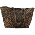 Z Women's Bag 2023 New Product Fashionable and Versatile Leopard Print Fabric Large Capacity Single Shoulder Handheld Shopping Bag