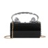 Acrylic bag for women 2024 new European and American candy colored handheld ins fashion niche versatile chain cylindrical bag