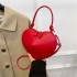 Personalized Love Small Bag 2024 New Forest Style Soft Girl Fashion Bright and Stylish Versatile Single Shoulder Crossbody Love Bag