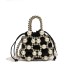 Summer small bag 2024 new small fragrance style pearl single shoulder ins women's single shoulder crossbody hollow woven bag trend