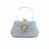 Hengmei Chaozhou manufacturer provides fashionable banquet bags for women with pleated craftsmanship and rhinestone bags for banquets, weddings, and parties